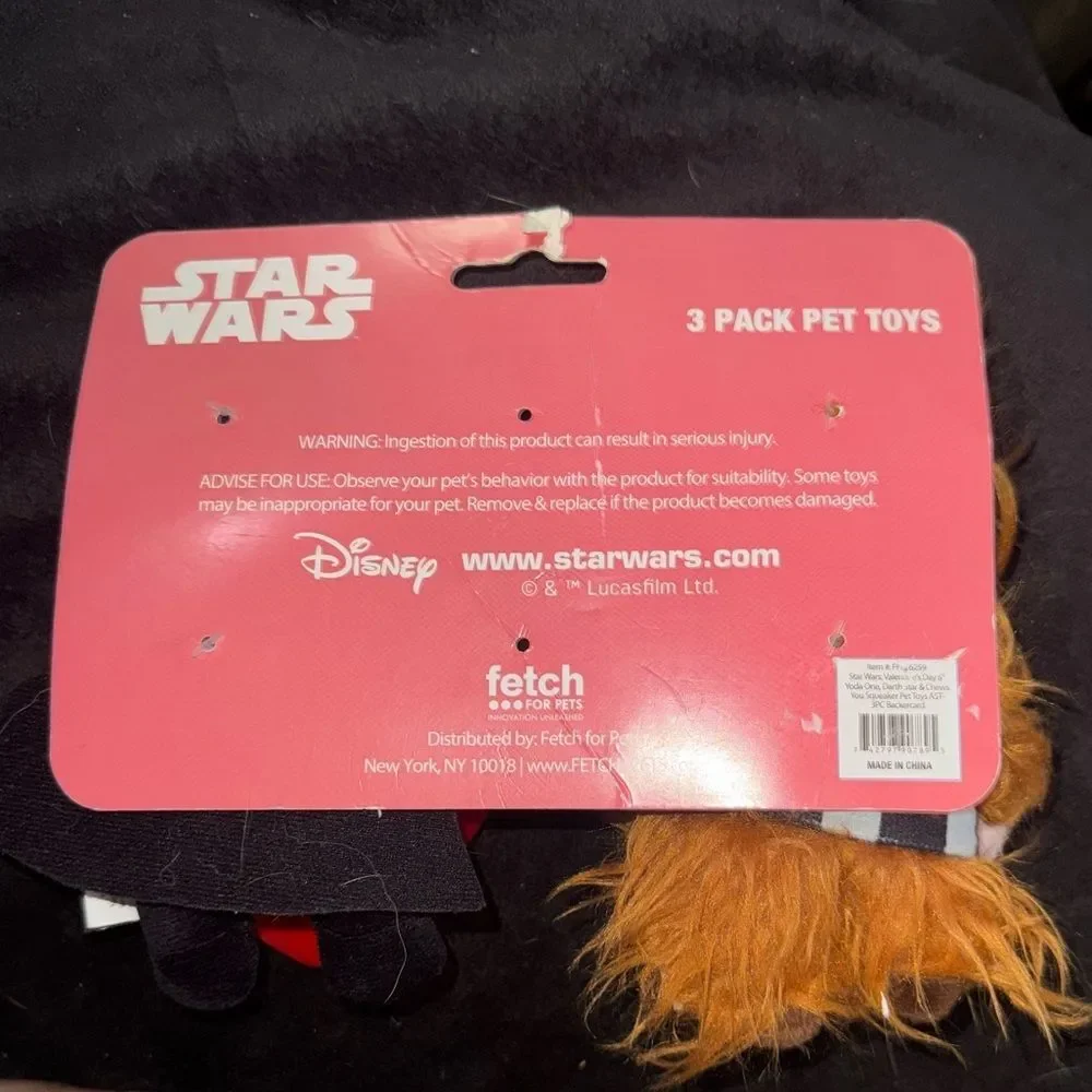 Set of 2 Star Wars Pet Toys